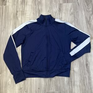 OFFLINE By Aerie Fastrack Navy Blue Full Zipper Jacket Size XS